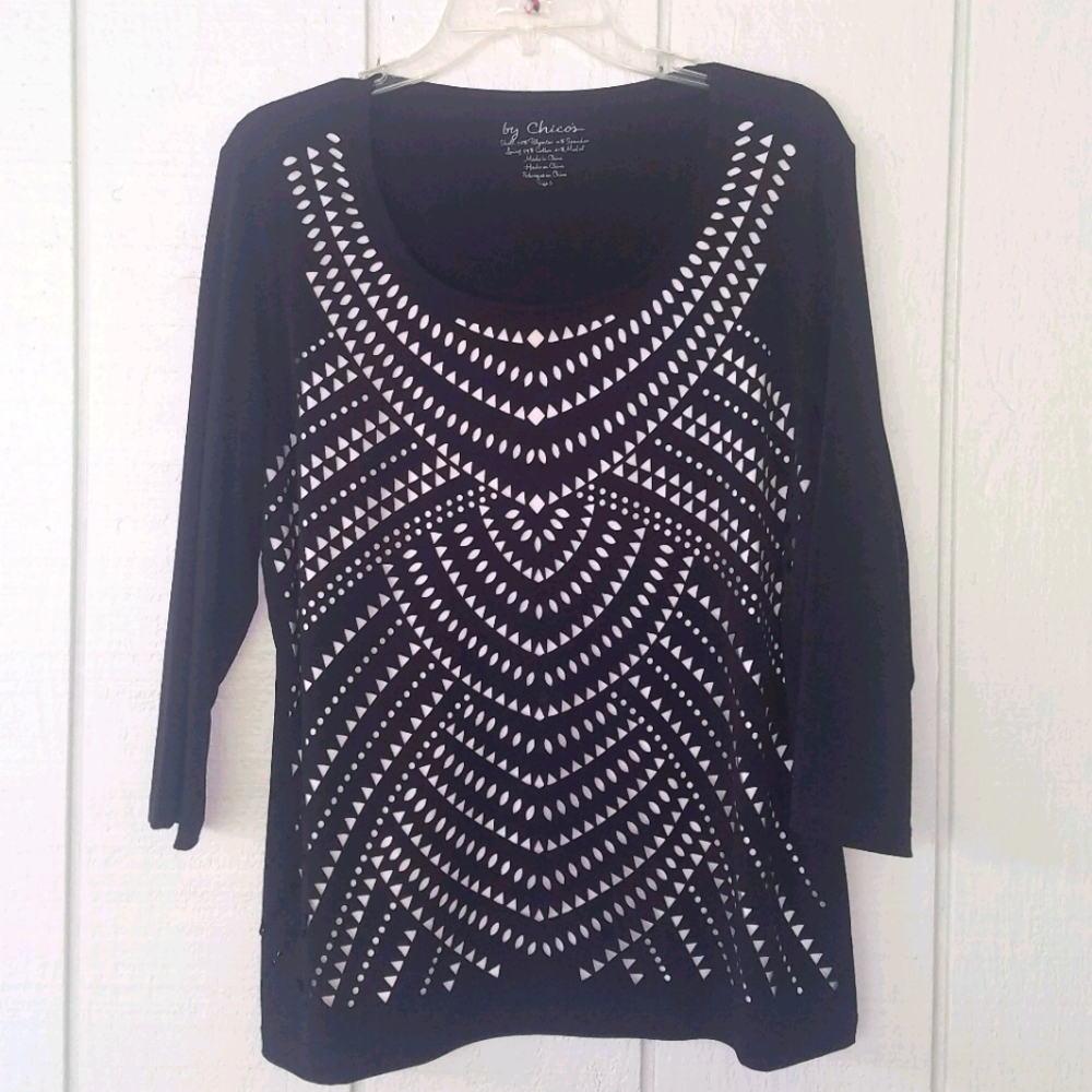 Chicos 2(12-14) layer laser cut top.